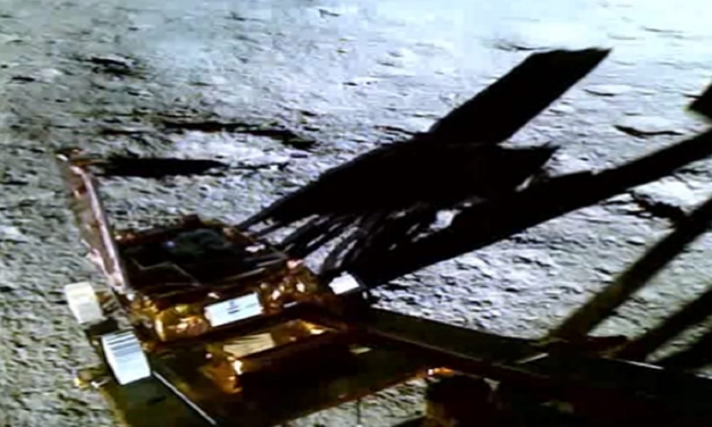 Chandrayaan-3: Moment when Rover rolled down on the Moon, ISRO shares magnificent VIDEO