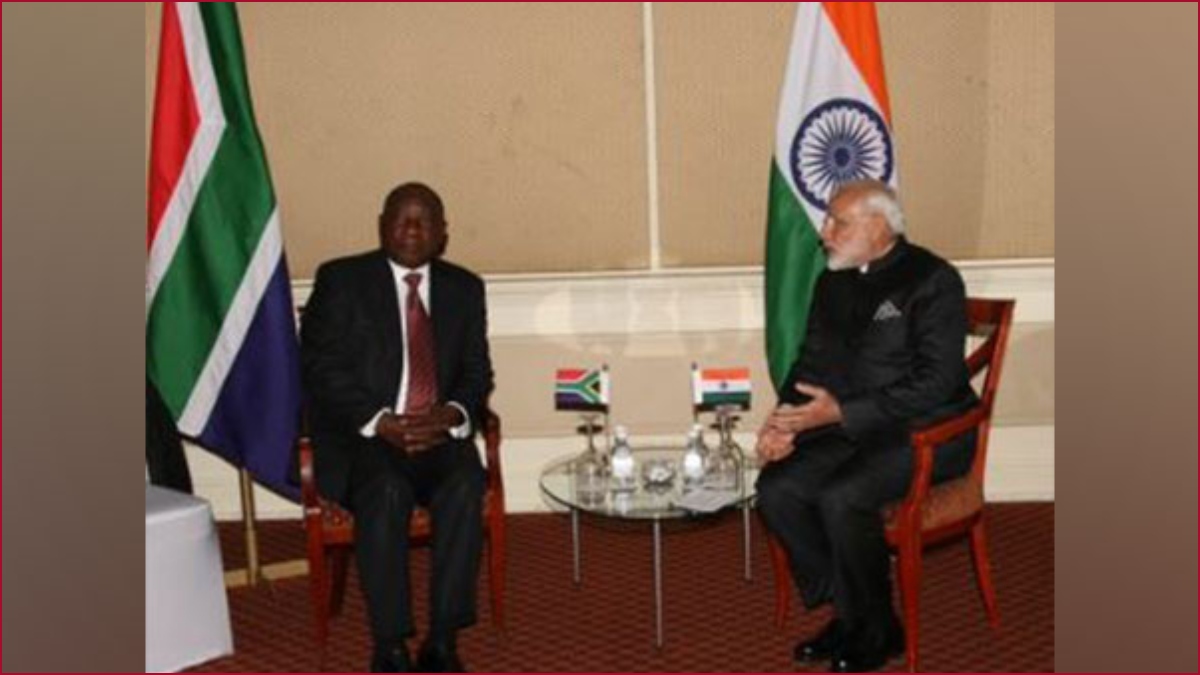 PM Modi accepts South African President Ramaphosa’s invite to join BRICS Summit in Johannesburg