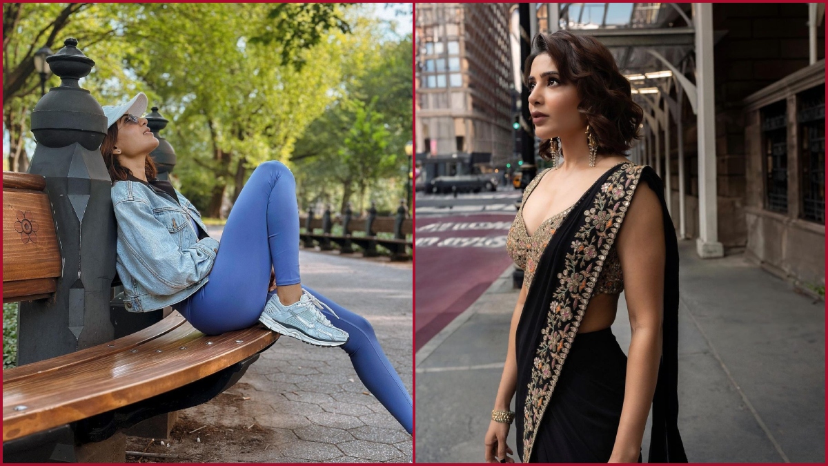 Samantha poses in the streets of New York, calls it her ‘Happy Place’