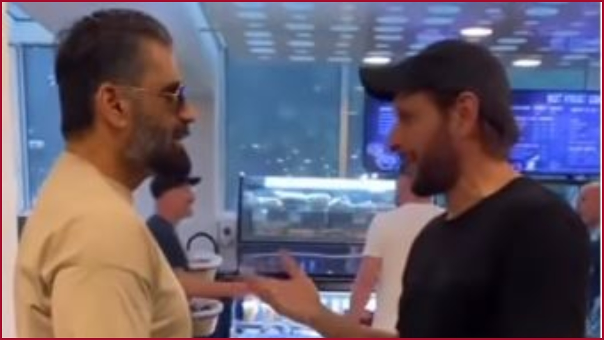 Viral Video: Suniel Shetty’s heartwarming gesture to former Pakistani Cricketer Shahid Afridi and his daughters in Dubai