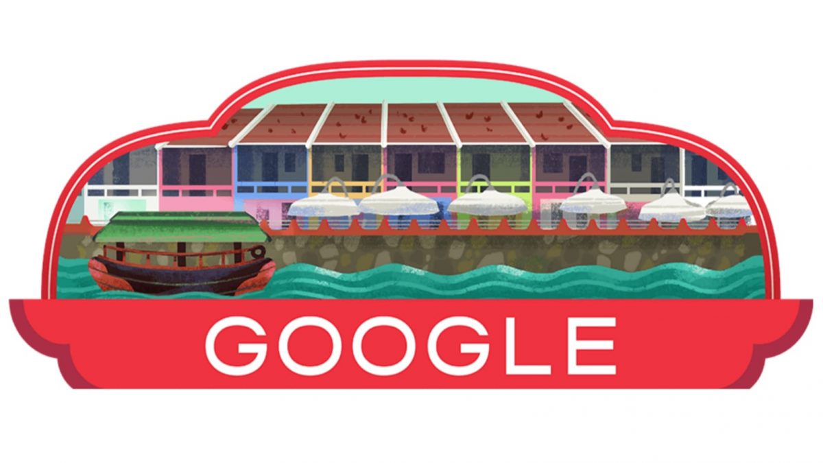 Google Doodle Features Clarke Quay Celebrating Singapore National Day