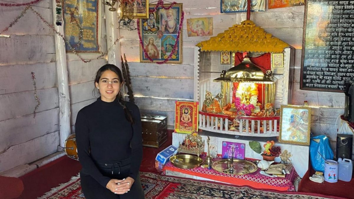 Sara is a Fan of Spiritual Places Sara Ali Khan has a fondness for visiting spiritual places. She is frequently spotted at revered locations like Kedarnath, Ajmer Dargah, and various other places of worship. These visits reflect her appreciation for spiritual experiences and show her connection to her faith.