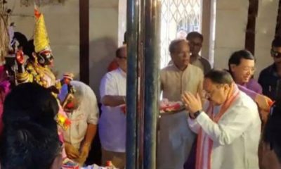 JP Nadda offers prayer at Dakshineswar Kali Temple in Kolkata