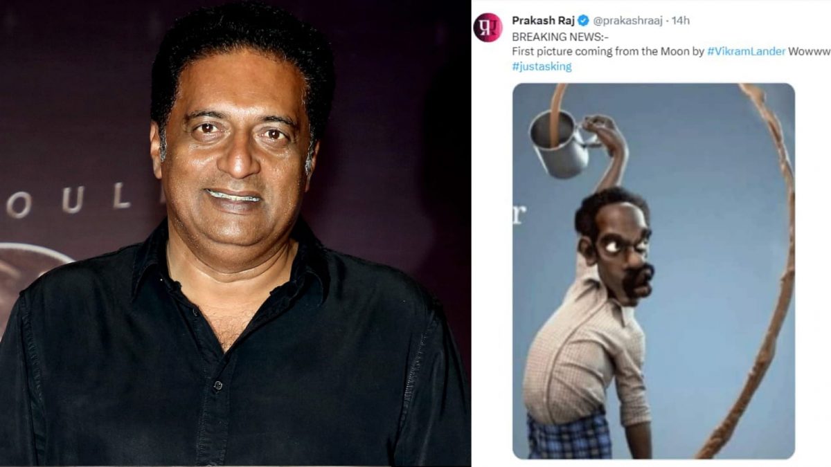 Actor Prakash Raj booked in Karnataka for mocking ‘Chandrayaan-3’