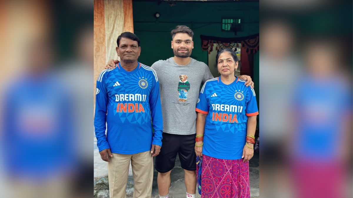 Rinku Singh gifts team India’s jerseys to his parents, says ‘where it all started’