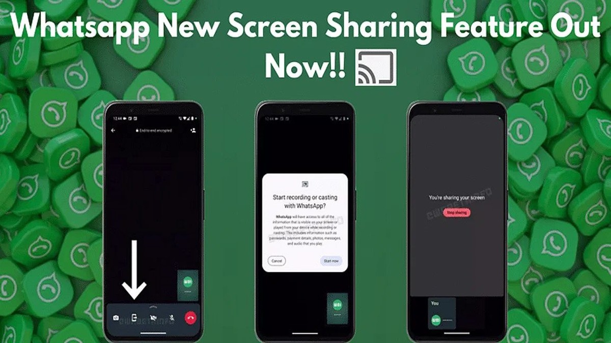WhatsApp releases new screen-sharing feature for video calls
