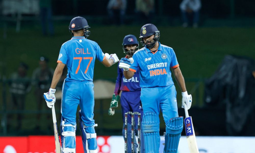 Asia Cup: Shubman Gill, Rohit Sharma shine as India beat Nepal to seal Super 4 berth