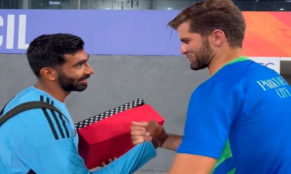 Asia Cup 2023: Jasprit Bumrah receives special gift from Shaheen Afridi, PCB shares video