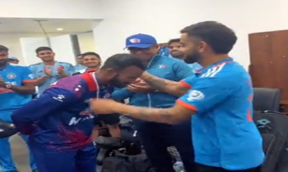 Asia Cup 2023: Indian players honours Nepalese cricket team after the match (Video)