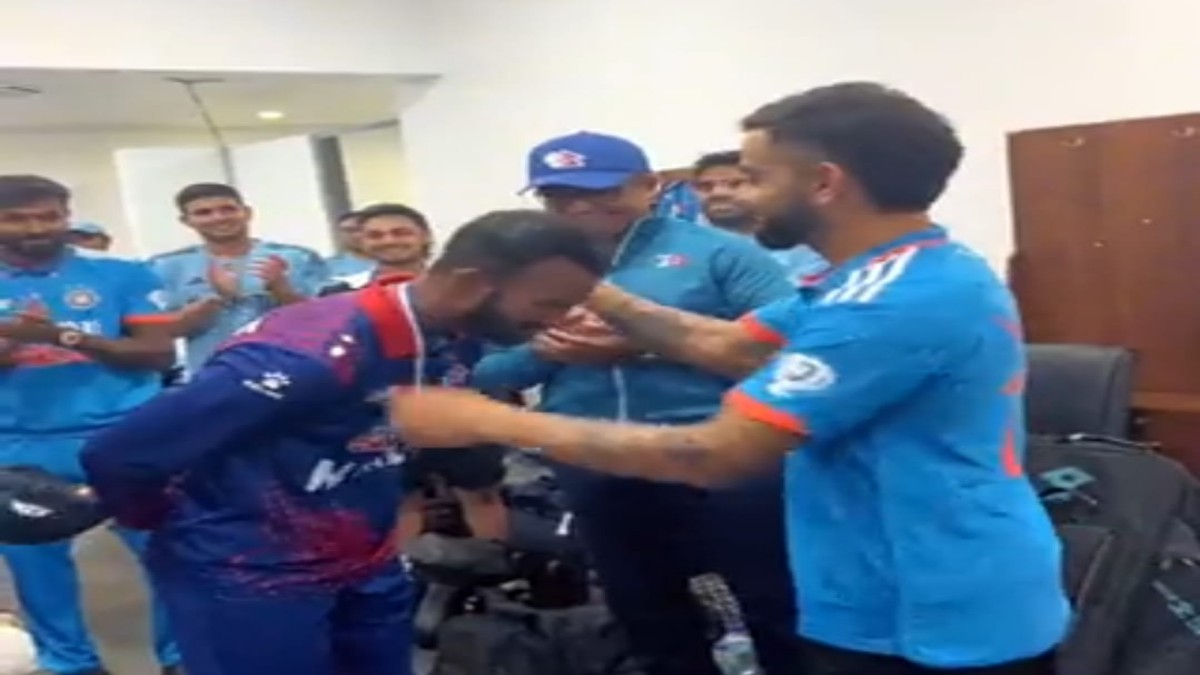Asia Cup 2023: Indian players honours Nepalese cricket team after the match (Video)