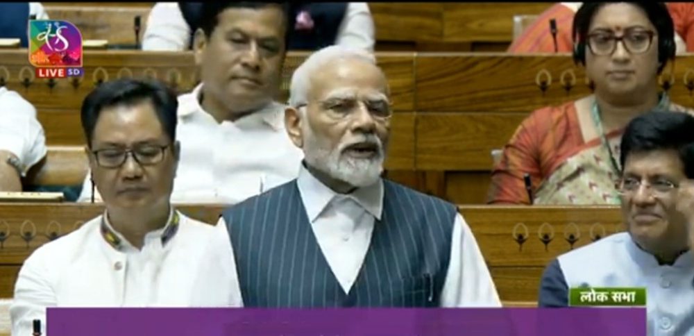 In 1st Lok Sabha sitting, PM Modi calls for support on Women’s Reservation Bill (VIDEO)
