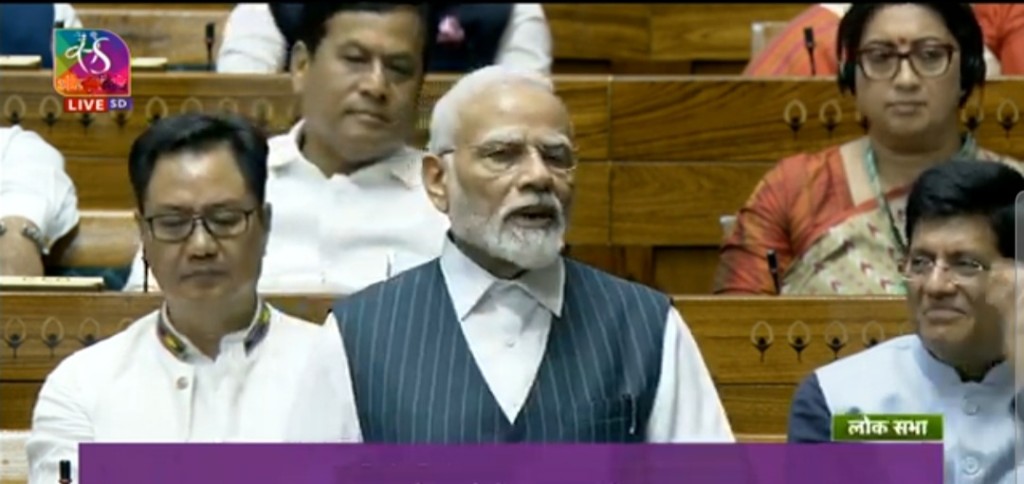 In 1st Lok Sabha sitting, PM Modi calls for support on Women’s Reservation Bill (VIDEO)