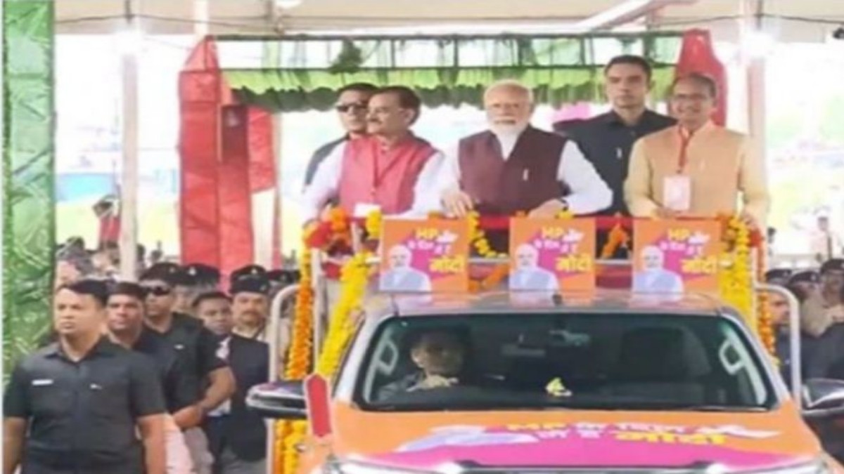 PM Modi reaches MP’s Bina, to lay foundation stone of various projects, including ‘Petrochemical Complex’
