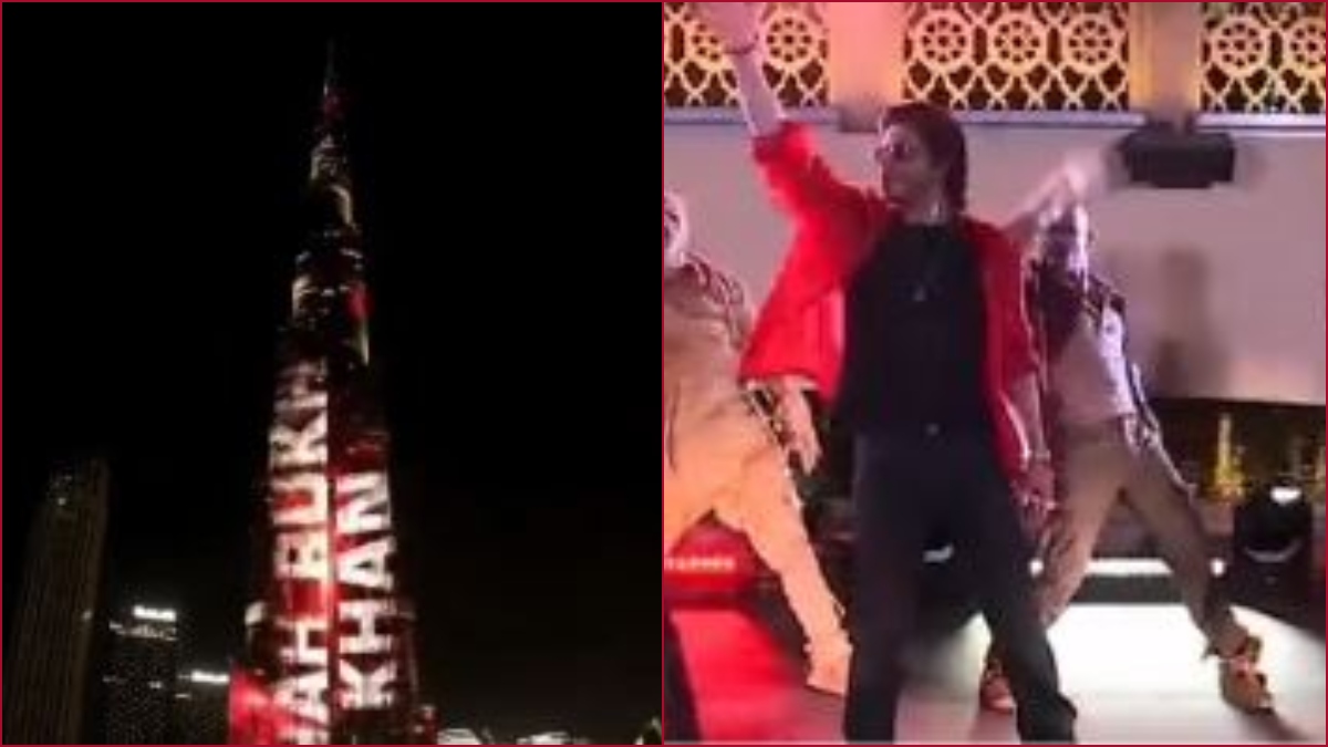 Shah Rukh says have five different avatars in Jawan during trailer release at Burj Khalifa (Video)