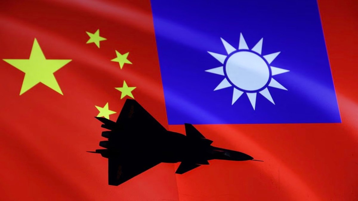 Tensions flares up between China and Taiwan, as Chinese warplanes seen flying over the Island