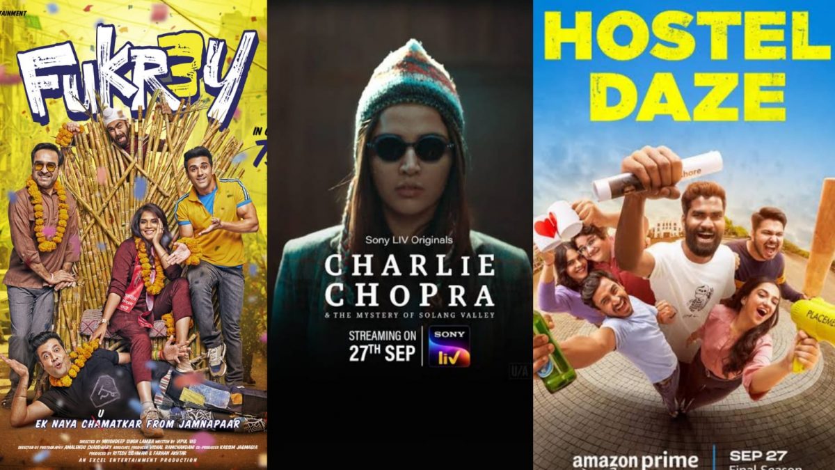 Upcoming movies & OTT releases: Hostel Daze to Fukrey 3 & more