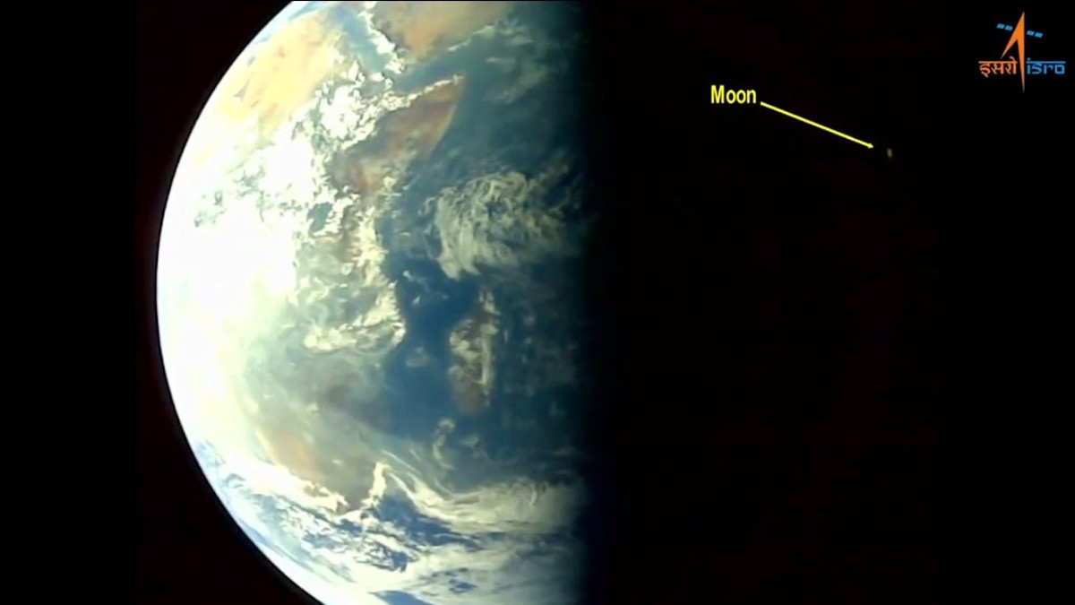 Aditya-L1 takes selfie, images of Earth and Moon