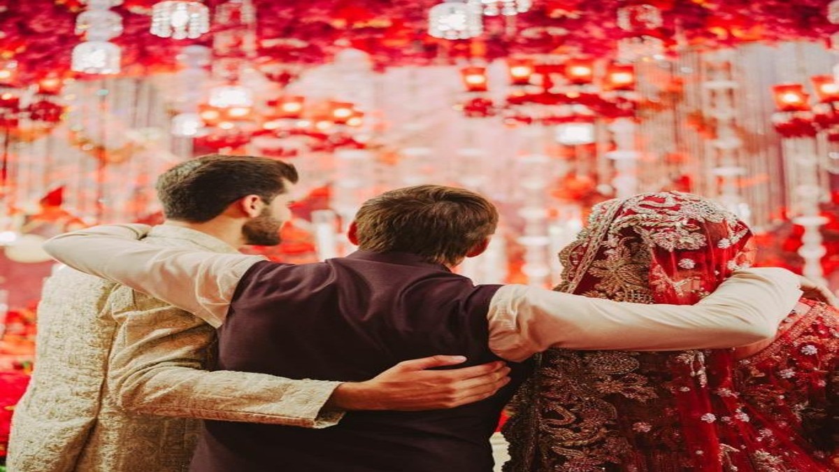Pakistani pacer Shaheen Afridi gets remarried to wife Ansha Afridi in the grand wedding reception