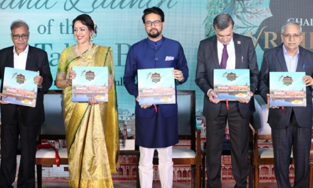 I&B minister launches ‘Chal Mann Vrindavan’ coffee table book in Mumbai