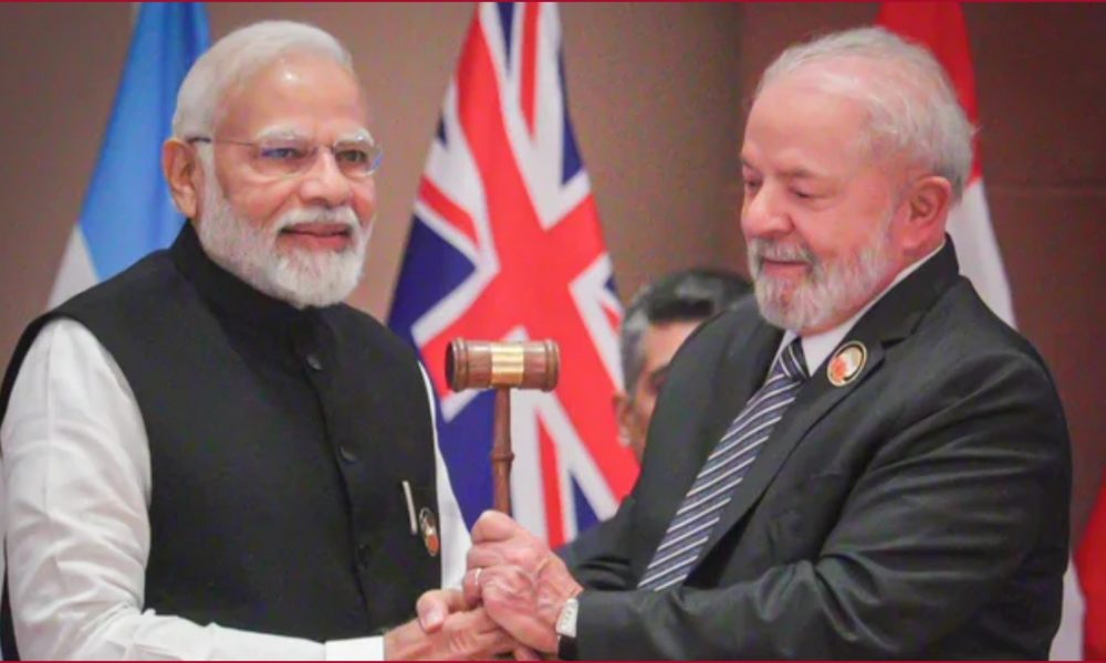 PM Modi hands over gavel of G20 presidency to Brazil President Lula da Silva