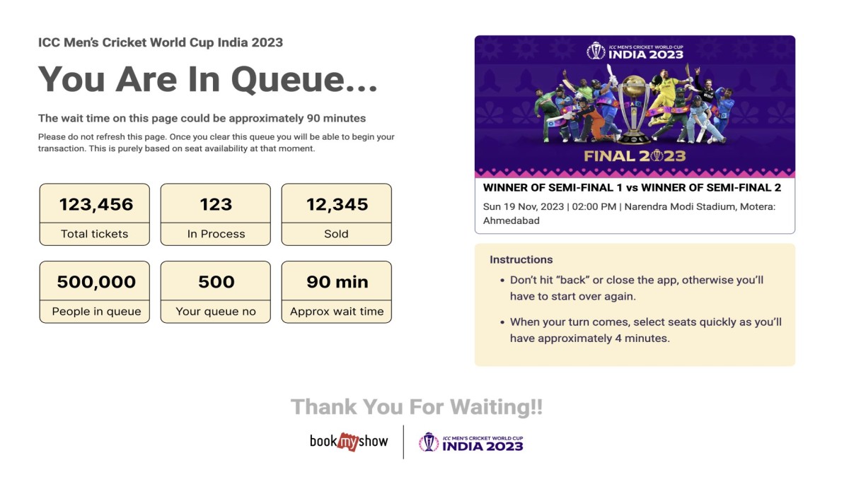 ICC ODI World Cup 2023: Netizens gets frustrated by the technical glitches in ticket bookings