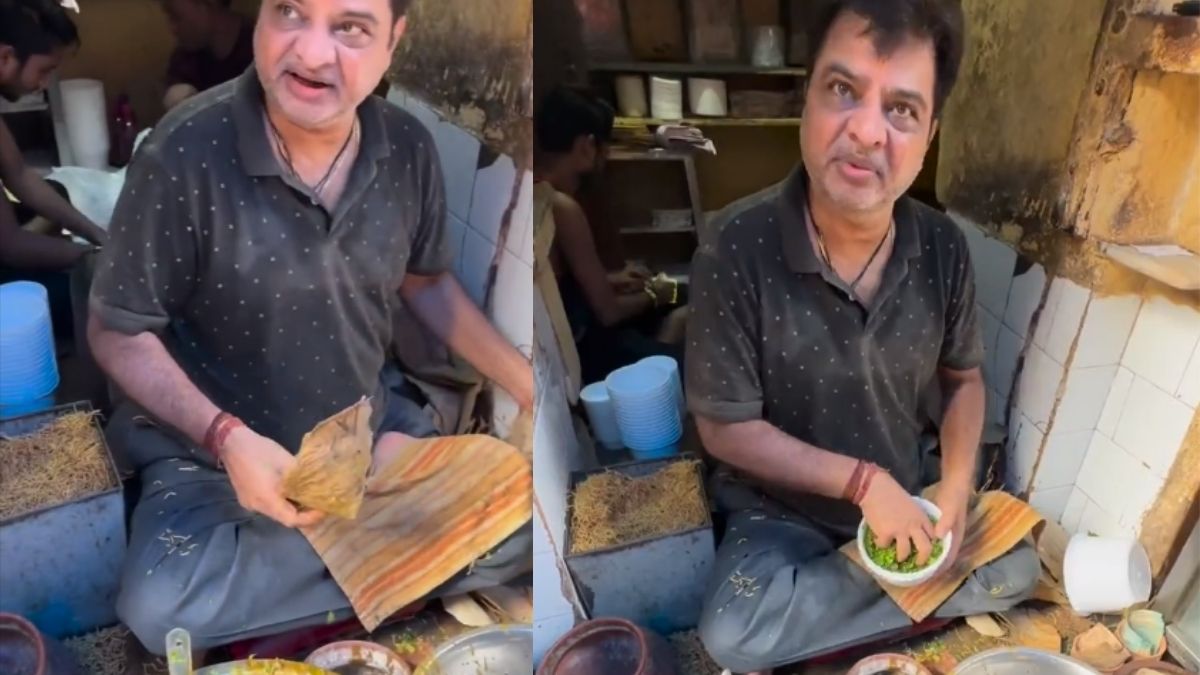 Food vlogger viral video: Angry Kachori vendor scolds vlogger for asking stupid questions, netizens say ‘Chad uncle’ (Watch)