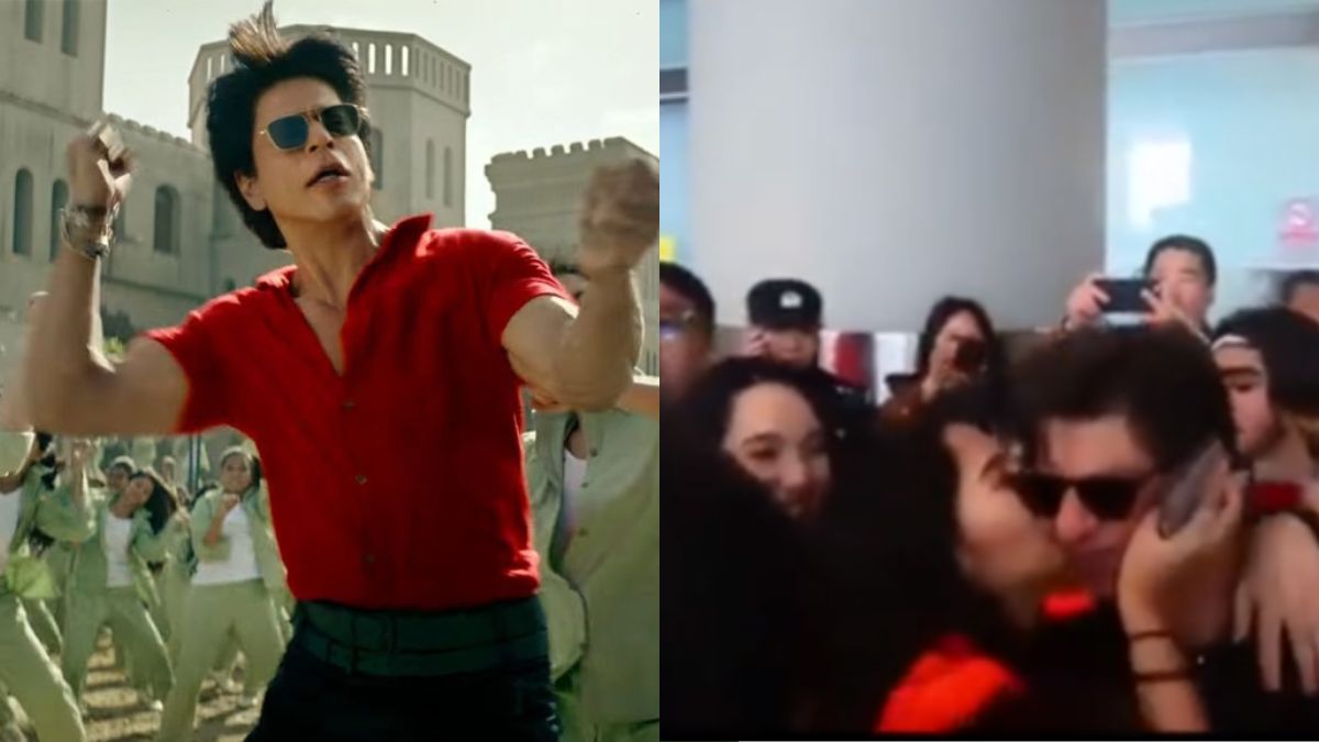 Video of female fans forcing kisses on Shah Rukh Khan goes viral, netizen says ‘This is embarrassing’ (Watch)