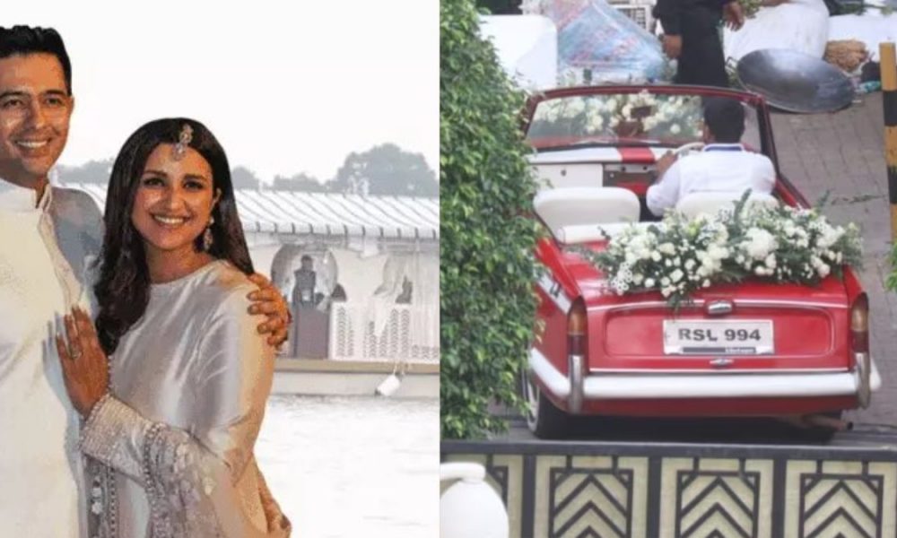Ragneeti: Parineeti Chopra turns Raghav Chadha’s wife, Ranbir Kapoor’s movie’s song played during Vidai ceremony (Watch)