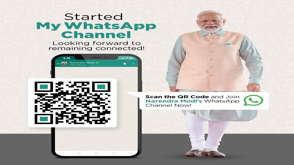 PM Modi’s WhatsApp channel crosses 5 million followers, he says grateful for continuous support