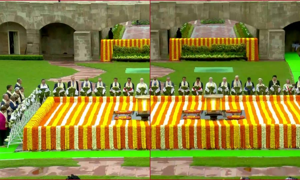 G20: PM Modi, President Biden, other leaders pay homage at Raj Ghat