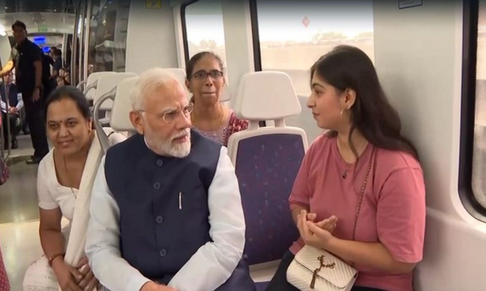 PM Modi turns 73: Commuter on Metro extends birthday greetings in Sanskrit