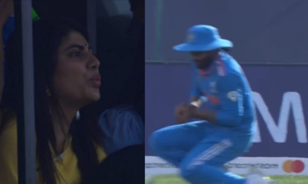 Video: Ravindra Jadeja’s wife Rivaba reacts in disappointment after former drops easy catch against New Zealand