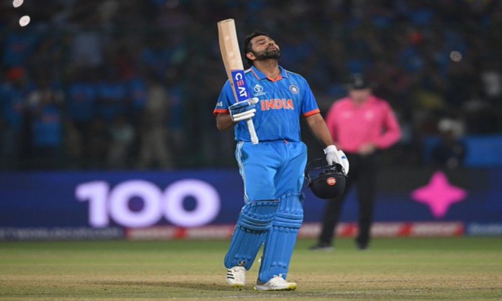 CWC 2023: Rohit Sharma breaks multiple records during his century innings against Afghanistan