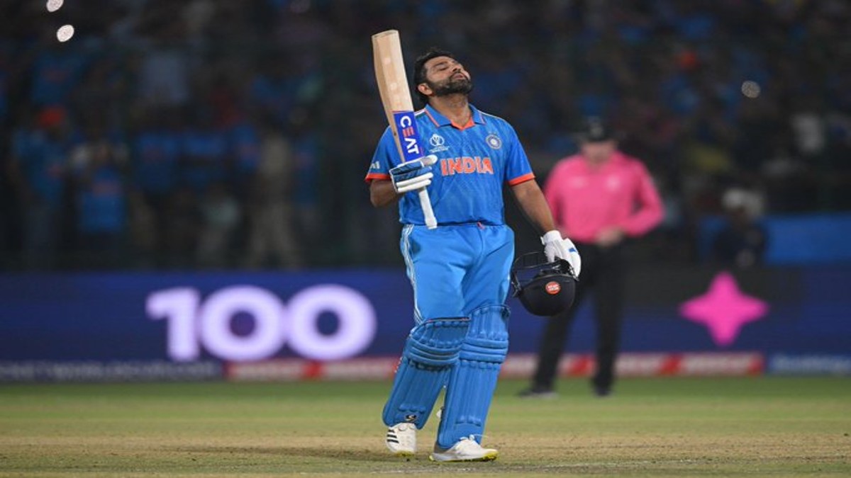 CWC 2023: Rohit Sharma breaks multiple records during his century innings against Afghanistan
