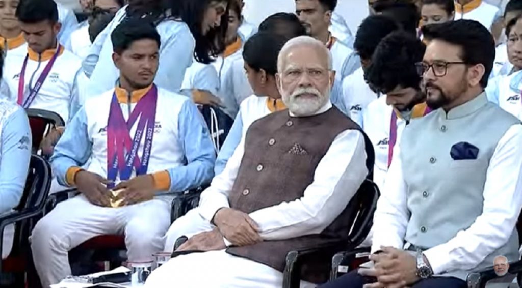 PM Modi - athletes