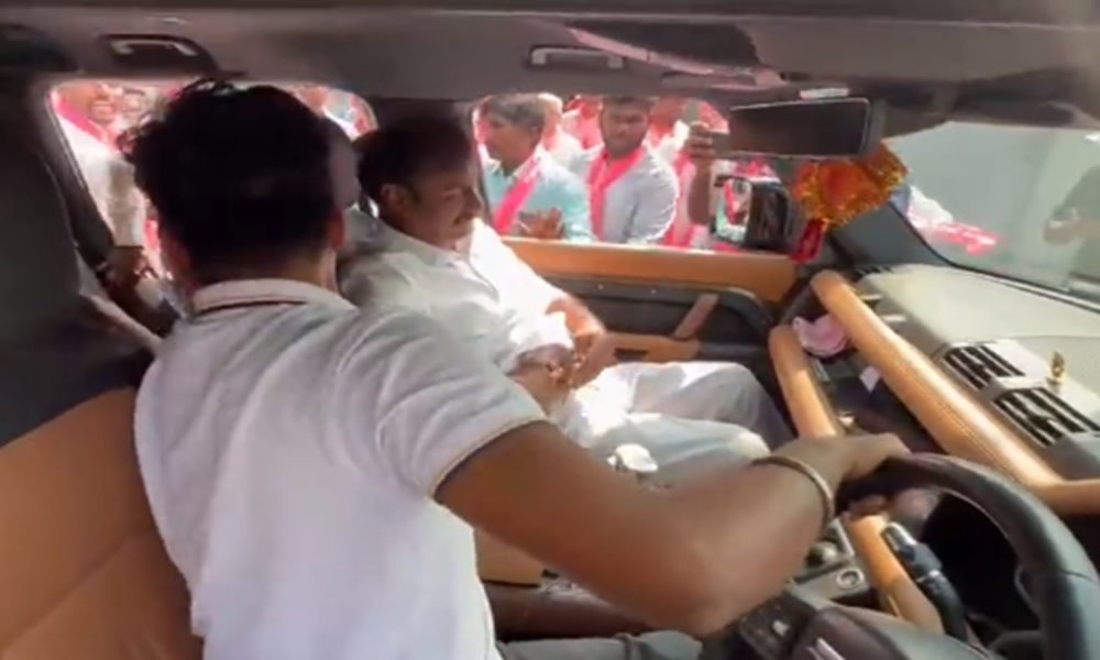 Telangana: BRS MP Prabhakar Reddy stabbed in broad daylight, incident caught on camera