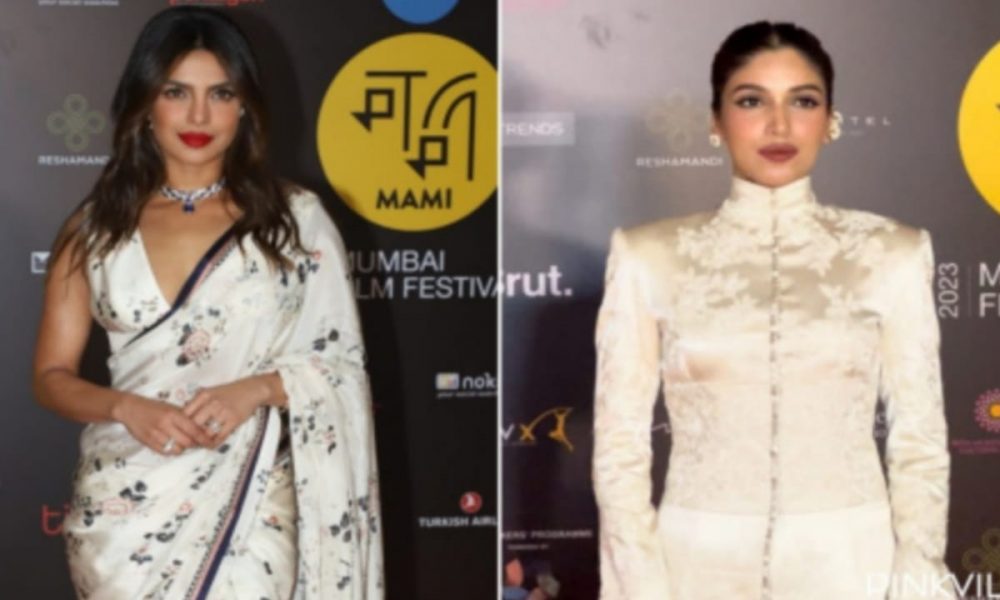 Priyanka Chopra & Bhumi Pednekar dazzles in white at MAMI film festival