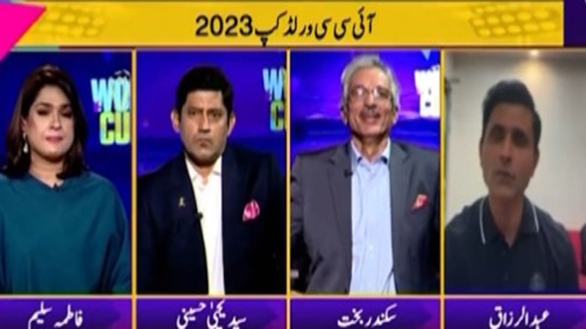 ICC World Cup 2023: Ex-Pak cricketer Abdul Razzaq’s ‘threat’ on LIVE TV stirs controversy (VIDEO)