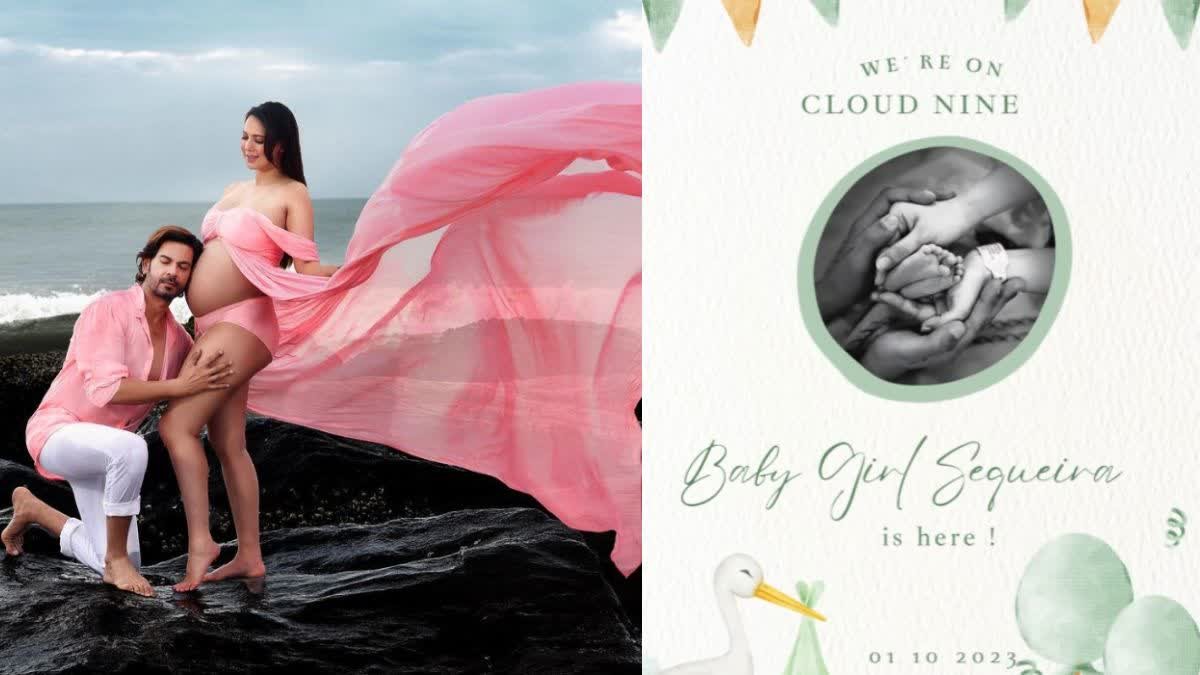 Big Boss 9 couple Keith Sequeira & Rochelle Rao blessed with a baby girl, call her ‘greatest blessing…’