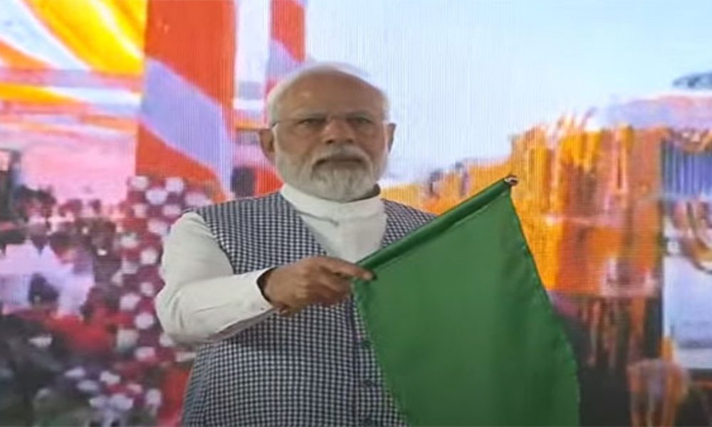 PM Modi lays foundation stone of development projects in Jodhpur