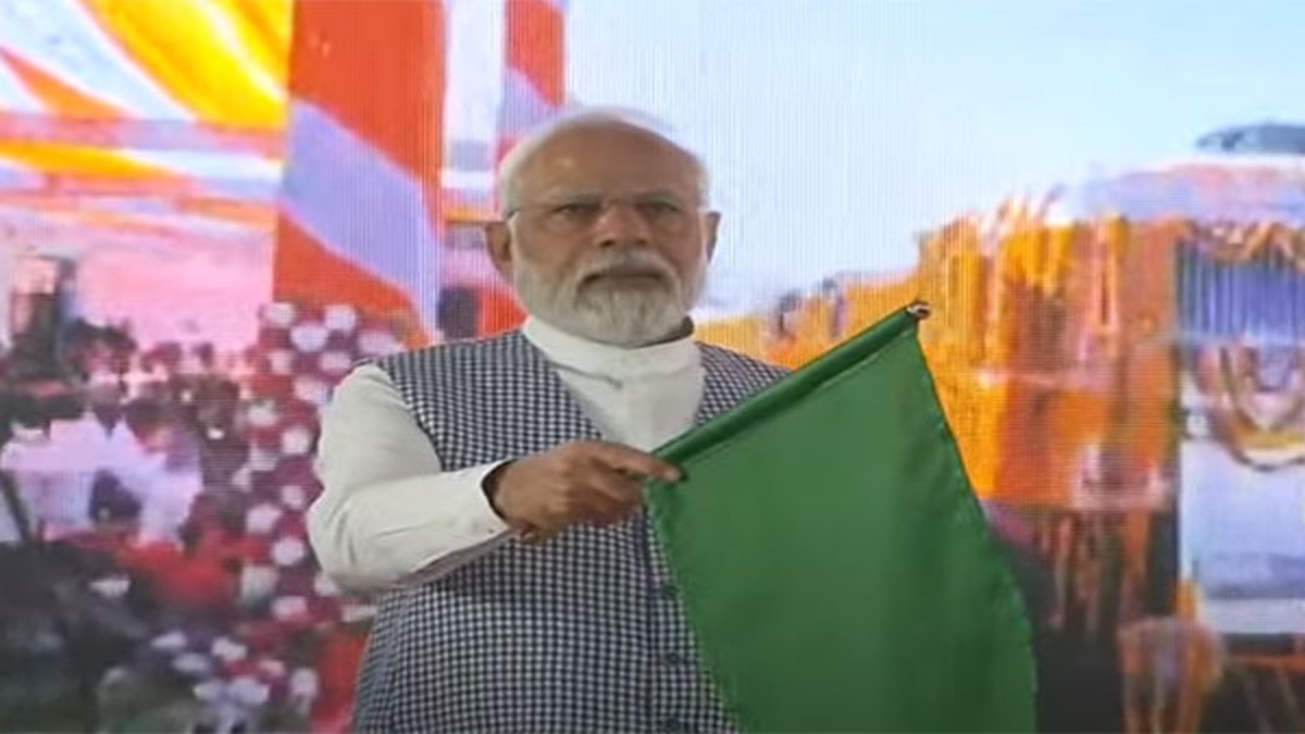 PM Modi lays foundation stone of development projects in Jodhpur