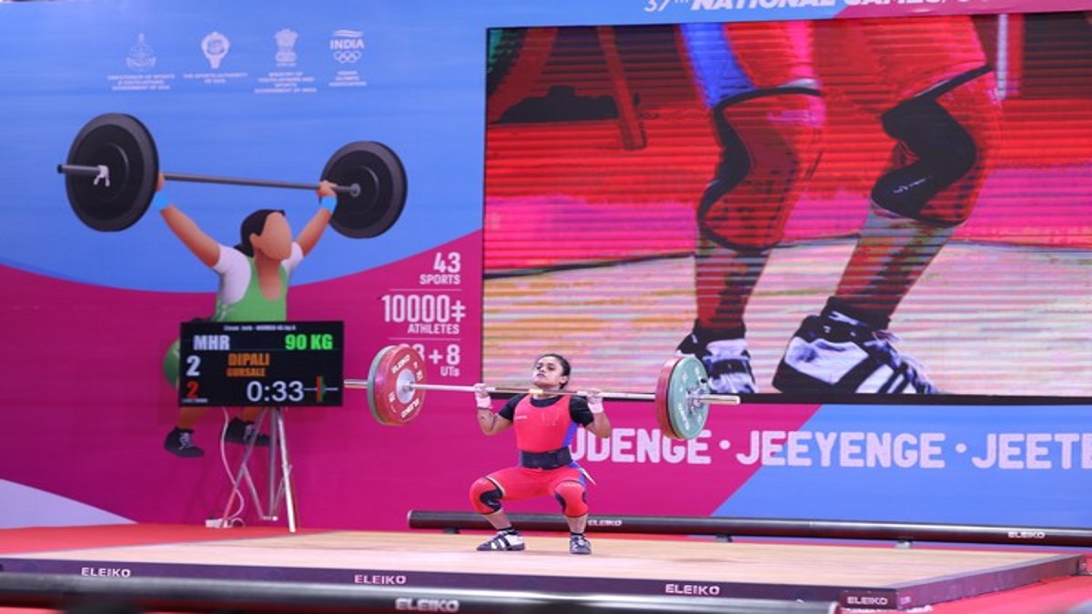 National Games: Dipali Gursale, Prashant Koli break records to win weightlifting gold medal