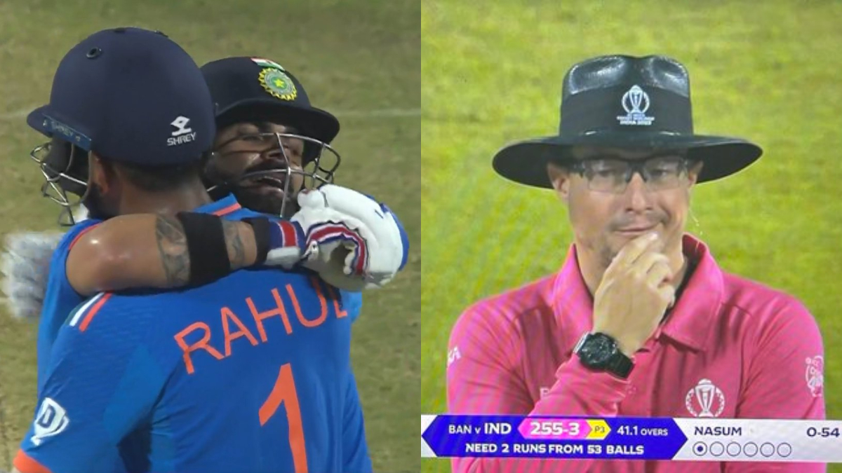 ICC World Cup 2023: Umpire helps Virat Kohli to complete his 48th century (Watch video)
