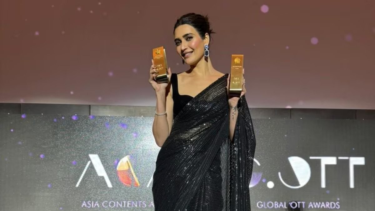 For Hansal Mehta’s series ‘Scoop’, Karishma Tanna takes home the Best Actress Award at the Busan Film Festival