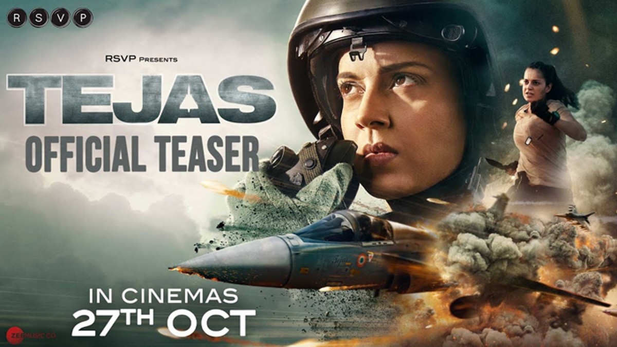Tejas Teaser OUT: Kangana Ranaut shows off her feisty side as a fighter pilot