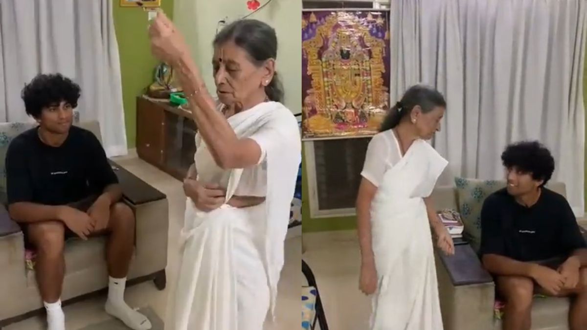 Video: Rachin Ravindra seeks blessing from grandmother ahead of New Zealand’s possible clash against India in semi-finals of ICC CWC 2023