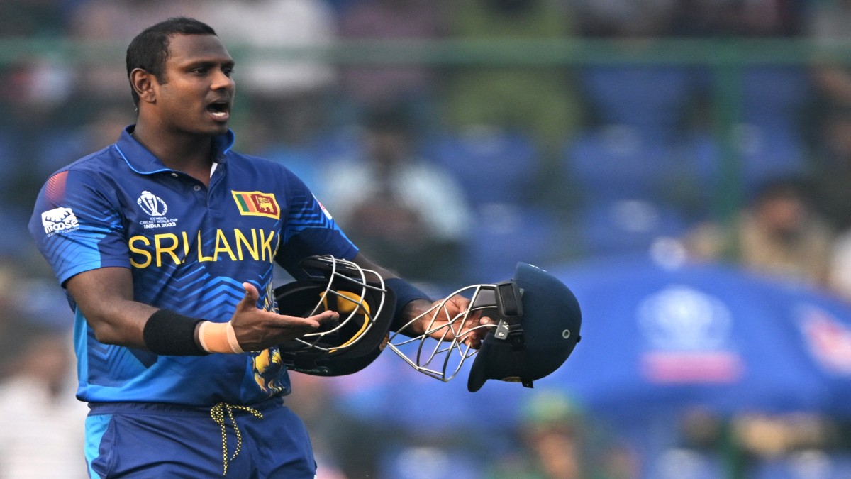 ICC World Cup 2023: Sri Lanka’s Angelo Mathews becomes first player in cricket history to be timed-out, how netizens reacted