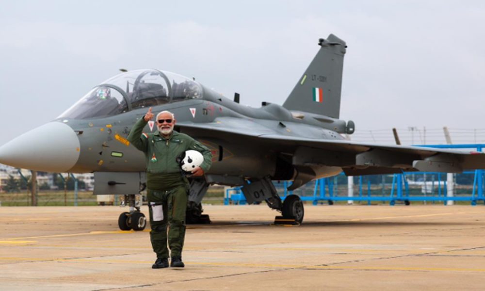 PM Modi flies in Tejas fighter aircraft, shares pictures & experience