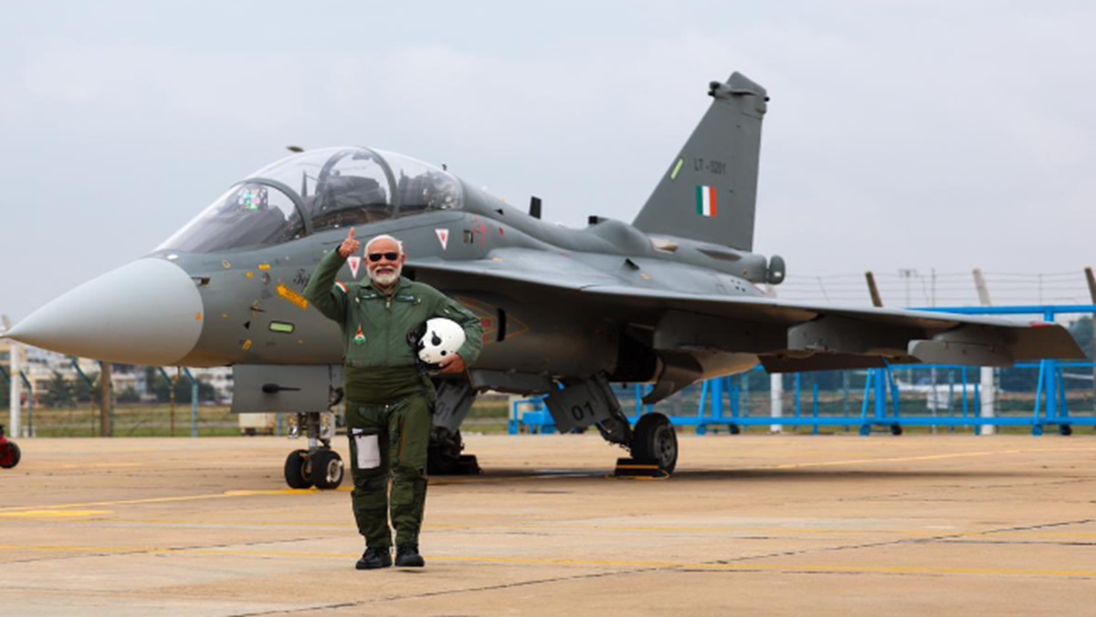 PM Modi flies in Tejas fighter aircraft, shares pictures & experience