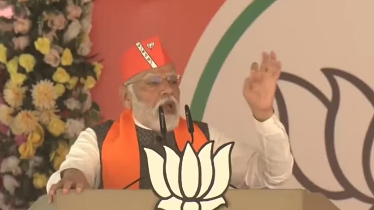 “Congress President controlled by remote,” says PM Modi in MP’s Damoh